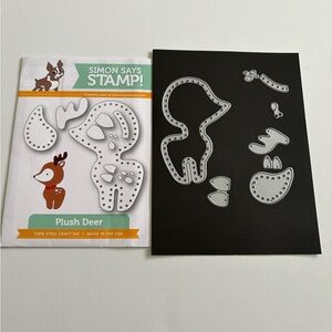 Simon Says Stamp Plush Deer Steel Craft Dies